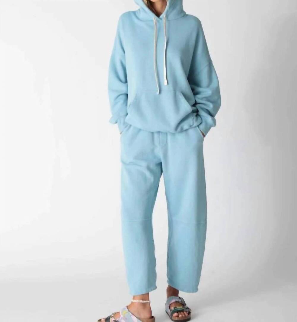 NEW ELECTRIC & ROSE taylor hoodie barrel set in azure blue